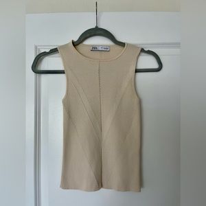 Cream Zara Tank Top